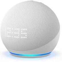Dispositivo di assistenza virtuale Amazon Echo Dot 5TH Generation 2022 Release Smart Speaker With Alexa Charcoa Wifi Bluetooh Glacier White [B09B97WSLF]