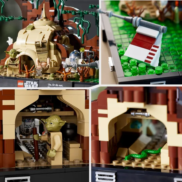 LEGO Star Wars Diorama addestramento Jedi su Dagobah [75330]