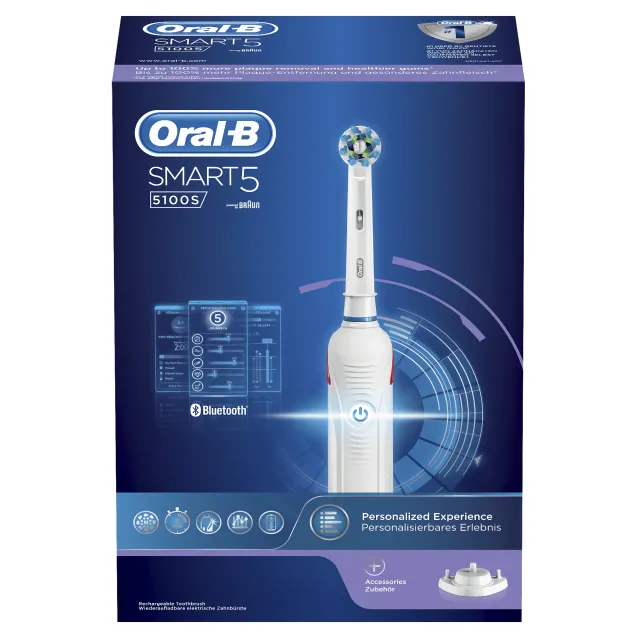 Oral-B SmartSeries Smart 5 5100S Spazzolino Elettrico Ricaricabile Bianco