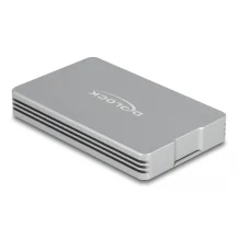 Box per HD esterno DeLOCK 42018 contenitore di unità archiviazione SSD Argento M.2 [42018]