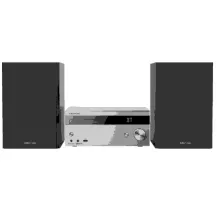 Grundig CMS 4000 BT DAB+ Microsistema audio per la casa 100 W Nero, Argento [GLR7641]