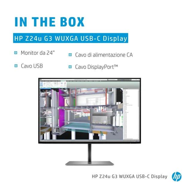 Monitor HP Z24u G3 WUXGA USB-C Display [1C4Z6AT]