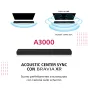 Altoparlante soundbar Sony HT-A3000 - TV bluetooth a 3.1. canali, Dolby Atmos® e doppio subwoofer integrato.