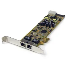 StarTech.com Adattatore scheda di rete PCIe Ethernet Gigabit PCI Express a due porte - PoE/PSE [ST2000PEXPSE]