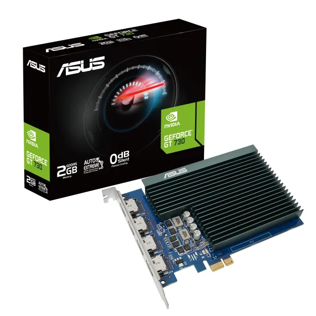 Scheda video ASUS GT730-4H-SL-2GD5 NVIDIA GeForce GT 730 2 GB GDDR5 [90YV0H20-M0NA00]