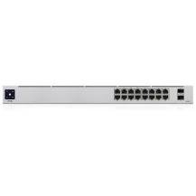 Switch di rete Ubiquiti UniFi 16-Port PoE Gestito L2/L3 Gigabit Ethernet (10/100/1000) Supporto Power over (PoE) 1U Argento [USW-16-POE-EU]