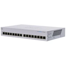 Switch di rete Cisco CBS110 Non gestito L2 Gigabit Ethernet [10/100/1000] Grigio (Cisco Business 110 Series 110-16T - unmanaged 16 x 10/100/1000 desktop, rack-mountable, wall-mountable) [CBS110-16T-UK]