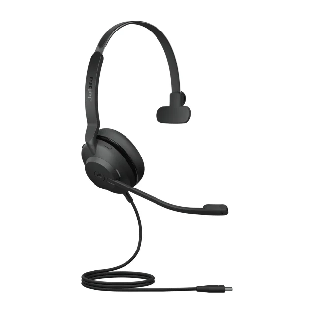 Cuffia con microfono Jabra Evolve2 30, MS Mono Auricolare Cablato A Padiglione Ufficio USB tipo-C Nero [23089-899-879]