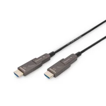 Cavo HDMI Digitus in fibra ottica ibrido 4K - AOC con 30m connettore rimovibile [AK-330127-300-S]