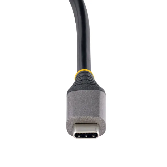 StarTech.com Hub USB-C a 4 porte - Multipresa USB Type-C Portatile con Power Delivery 100W Pass-Through Ciabatta 3.1 10Gbps cavo avvolgente da 25 cm Splitter/Replicatore di Porte 3.2 PD (4 PORT C HUB TYPE ALUMINU [HB31CM4CPD3]