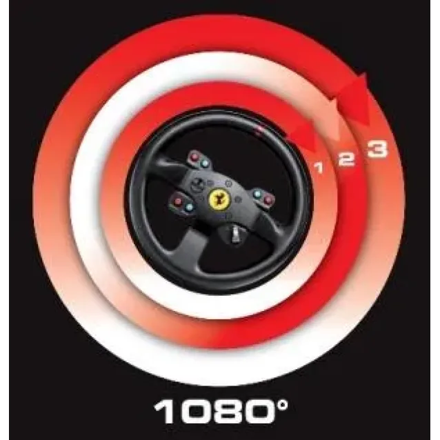 Thrustmaster T300 Ferrari Integral Racing Wheel Alcantara Edition Nero Sterzo + Pedali Analogico/Digitale PC, PlayStation 4, Playstation 3