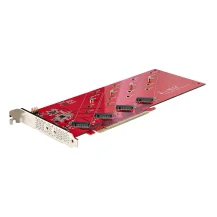 StarTech.com QUAD-M2-PCIE-CARD-B scheda di interfaccia e adattatore Interno M.2 [QUAD-M2-PCIE-CARD-B]
