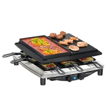 Griglia per raclette Steba RC 4 Plus Deluxe Chrome Nero [622300]