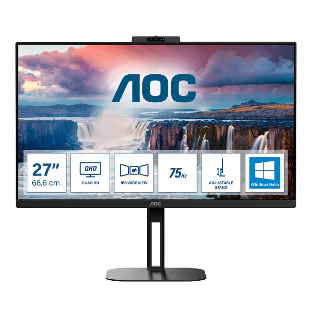 Monitor AOC V5 Q27V5CW/BK LED display 68,6 cm (27