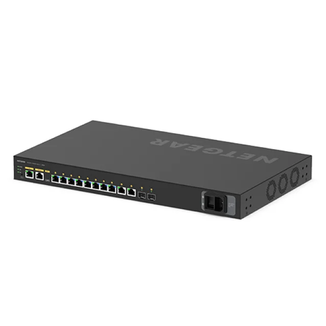 Switch di rete NETGEAR M4250-10G2XF-PoE++ Gestito L2/L3 Gigabit Ethernet (10/100/1000) Supporto Power over (PoE) 1U Nero [GSM4212UX-100EUS]
