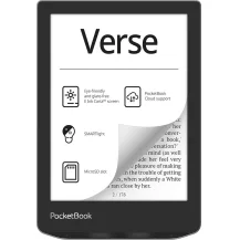 Lettore eBook PocketBook Verse lettore e-book 8 GB Wi-Fi Nero, Argento [PB629-M-WW]