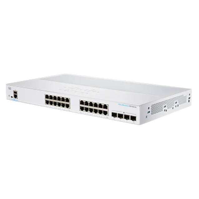 Cisco CBS350-24T-4X-EU switch di rete Gestito L2/L3 Gigabit Ethernet [10/100/1000] Argento (CBS350 MANAGED 24-PORT - GE 4X10G SFP+) [CBS350-24T-4X-EU]