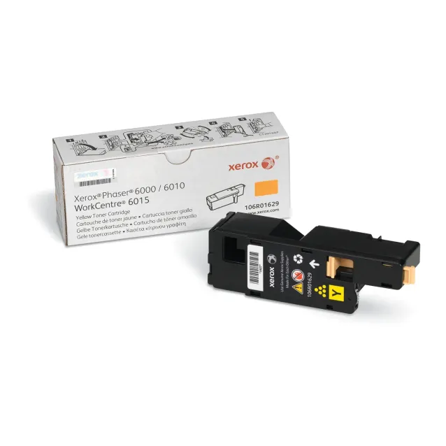 Xerox Cartuccia toner Giallo a Standard da 1.000 pagine per Phaser 6000 / 6010 WorkCentre 6015 (106R01629) [106R01629]