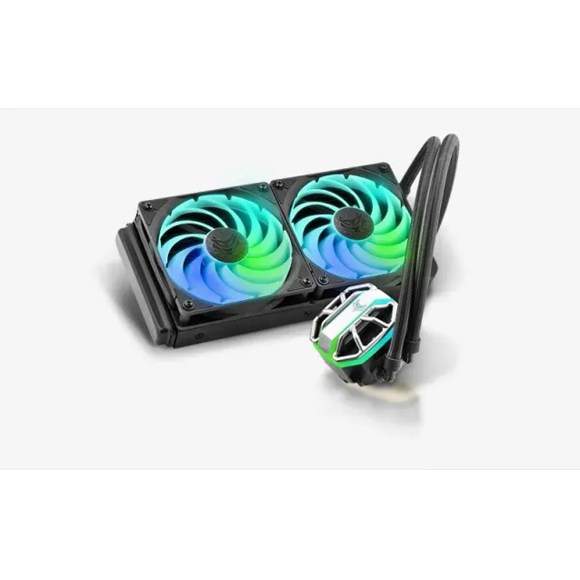 Ventola per PC Sapphire NITRO+ S240-A AIO Processore Liquid cooling kit 12 cm Nero [4N005-01-20G]