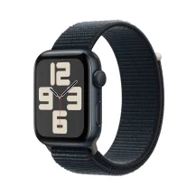 Smartwatch Apple Watch SE OLED 44 mm Digitale 368 x 448 Pixel Touch screen Nero Wi-Fi GPS (satellitare) [MREA3QF/A]