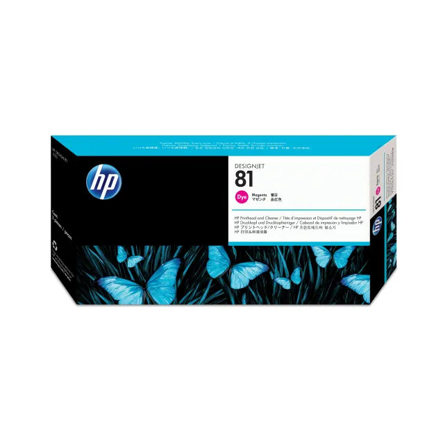 Testina stampante HP di stampa dye e dispositivi pulizia magenta DesignJet 81 [C4952A]