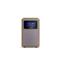 Philips TAR5005/10 radio Orologio Digitale Grigio, Legno [TAR5005/10]