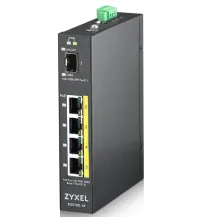 Switch di rete Zyxel RGS100-5P Non gestito L2 Gigabit Ethernet (10/100/1000) Supporto Power over (PoE) Nero [RGS100-5P-ZZ0101F]