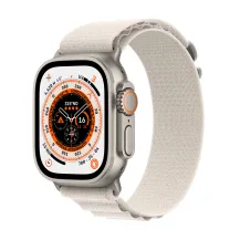 Smartwatch Apple Watch Ultra OLED 49 mm Digitale 410 x 502 Pixel Touch screen 4G Metallico Wi-Fi GPS (satellitare) [MQFQ3FD/A]