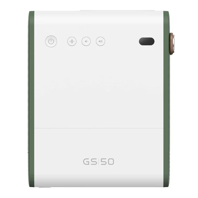 BenQ GS50 videoproiettore Proiettore a corto raggio 500 ANSI lumen DLP 1080p [1920x1080] Grigio, Bianco (GS50 1080P 1920X1080 - 100000:1 HDMI) [9H.JPC77.59E]