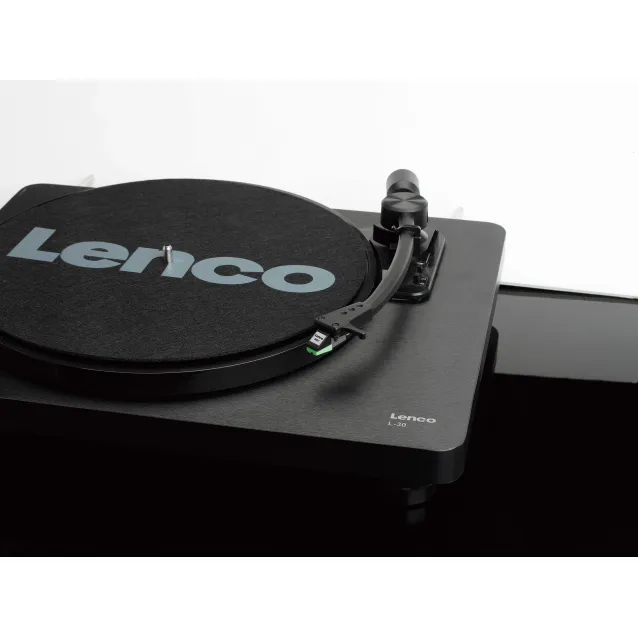 Lenco L-30 BLACK piatto audio Giradischi con trasmissione a cinghia Nero [L-30B]