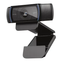 Logitech C920 HD Pro Webcam, Videochiamata Full 1080p/30fps, Audio Stereo ‎Chiaro, ‎Correzione Luce HD, Funziona con Skype, Zoom, FaceTime, Hangouts, ‎‎PC/Mac/Laptop/Tablet/Chromebook - Nero [960-001055]