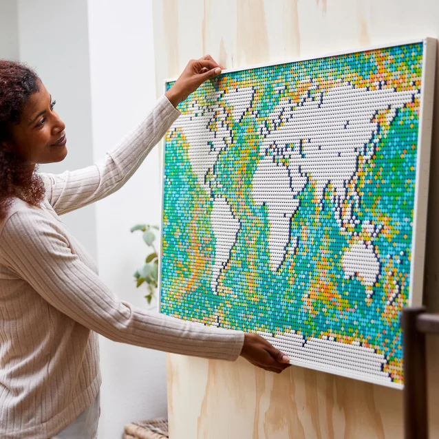 Enorme sconto del 20% su presto in pensione LEGO Art 31203 Mappa del mondo
