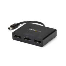 Ripartitore video StarTech.com Adattatore multi monitor a 3 porte - Mini DisplayPort MST Hub, doppio 4K 30Hz e 1x 1080p Splitter per modalità desktop esteso solo su Windows mDP 1.2 3x DP [MSTMDP123DP]