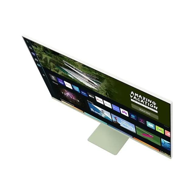 Samsung LS32BM80GUUXXU Monitor PC 81,3 cm [32] 3840 x 2160 Pixel 4K Ultra HD Verde, Bianco (32IN UHD USB-C GREEN SMART MON) [LS32BM80GUUXXU]