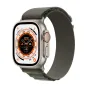 Smartwatch Apple Watch Ultra GPS + Cellular, 49mm Cassa in Titanio con Cinturino Alpine Loop Verde - Medium