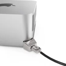 Compulocks Ledge cavo di sicurezza Nero, Argento (Compulocks Mac Studio Lock Adapter with Keyed Cable - Security lock for Apple Studio) [MSLDG01KL]