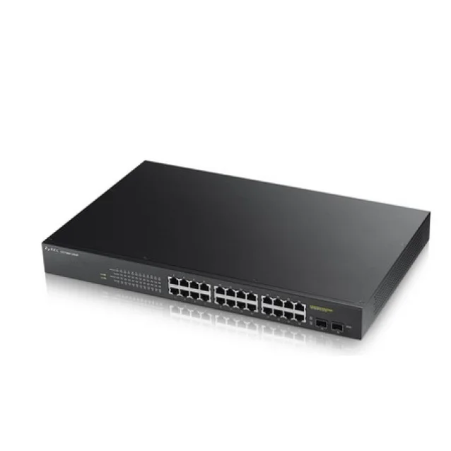 Switch di rete Zyxel GS1900-24HP Gestito Gigabit Ethernet (10/100/1000) 1U Nero [GS190024HPV2-EU0101F]