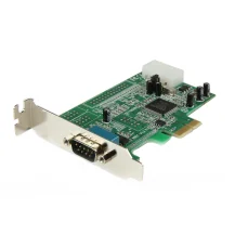 StarTech.com Scheda Seriale PCI Express con 1 Porta - Controller PCIe RS232 16550 UART di Espansione DB9 a Profilo Basso Compatibile Windows e Linux [PEX1S553LP]