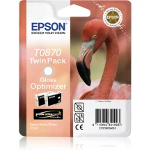 Cartuccia inchiostro Epson Flamingo Twinpack Gloss Optimizer [C13T08704010]