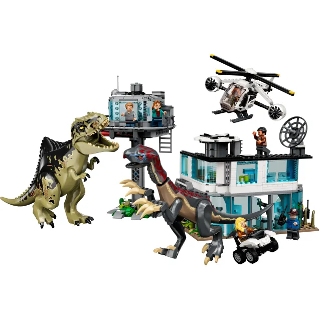 LEGO Jurassic World L’attacco del Giganotosauro e Terizinosauro [76949]