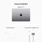 Notebook Apple MacBook Pro 14'' M2 core: 12 CPU 19 GPU 1TB SSD - Grigio Siderale [MPHF3T/A]