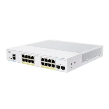 Switch di rete Cisco CBS350 Gestito L3 Gigabit Ethernet [10/100/1000] Desktop Grigio (CBS350 MANAGED 16-PORT - GE 2X1G SFP) [CBS350-16T-2G-UK]