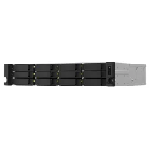 Server NAS QNAP TS-1264U-RP Armadio (2U) Collegamento ethernet LAN Alluminio, Nero [TS-1264U-RP-8G]