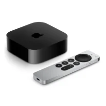 Box smart TV Apple 4K Nero, Argento Ultra HD 128 GB Wi-Fi Collegamento ethernet LAN [MN893CS/A]