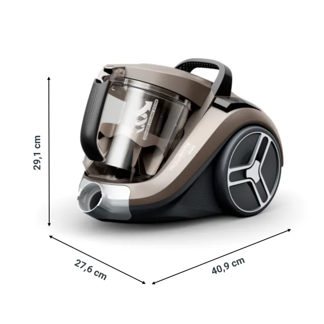 Sfera Ufficio - Aspirapolvere Rowenta Compact Power XXL RO4B50 2,5 L A  cilindro Secco 900 W [RO4B50]