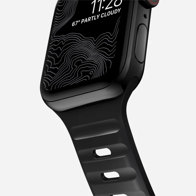 Nomad - Cinturino in Acciaio inossidabile per Apple Watch 42mm / 44mm /  45mm / 49mm - Grafite