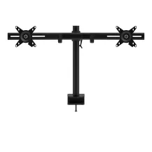 Dataflex 642 71,4 cm [28.1] Morsa/Bullone di ancoraggio Nero (Dataflex Viewmate dual monitor arm - black desk clamp and bolt through mounts fixed depth [5Years warranty]) [52.643]