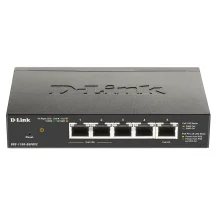 D-Link DGS-1100-05PDV2 switch di rete Gestito Gigabit Ethernet (10/100/1000) Supporto Power over (PoE) Nero [DGS-1100-05PDV2]