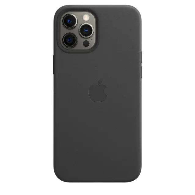 Custodia per smartphone Apple MagSafe in pelle iPhone 12 Pro Max - Nero [MHKM3ZM/A]