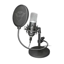 Trust 21753 microfono Nero Microfono da studio